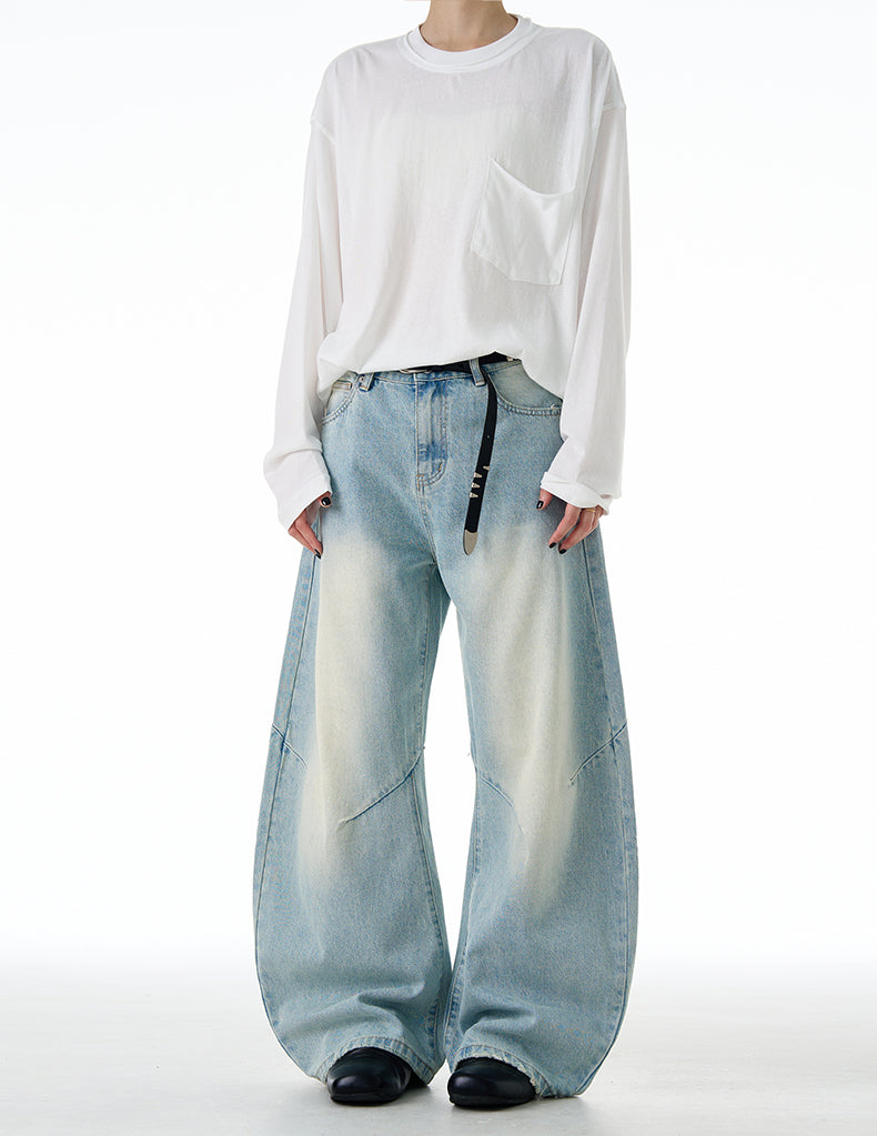 MADWITCH DRAPE WASHED DENIM #CK9615