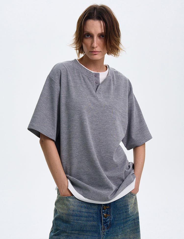 MADWITCH LAYERED DESIGN SHIRT #AW2549
