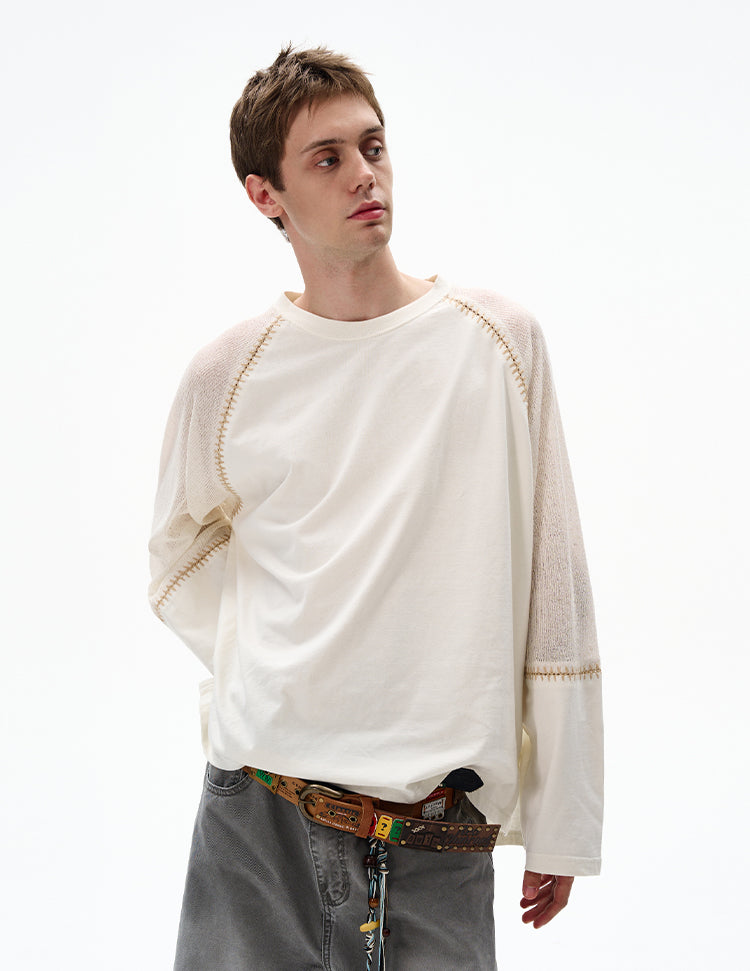 MADWITCH CONSTRUCTION KNIT TOP #OY2516