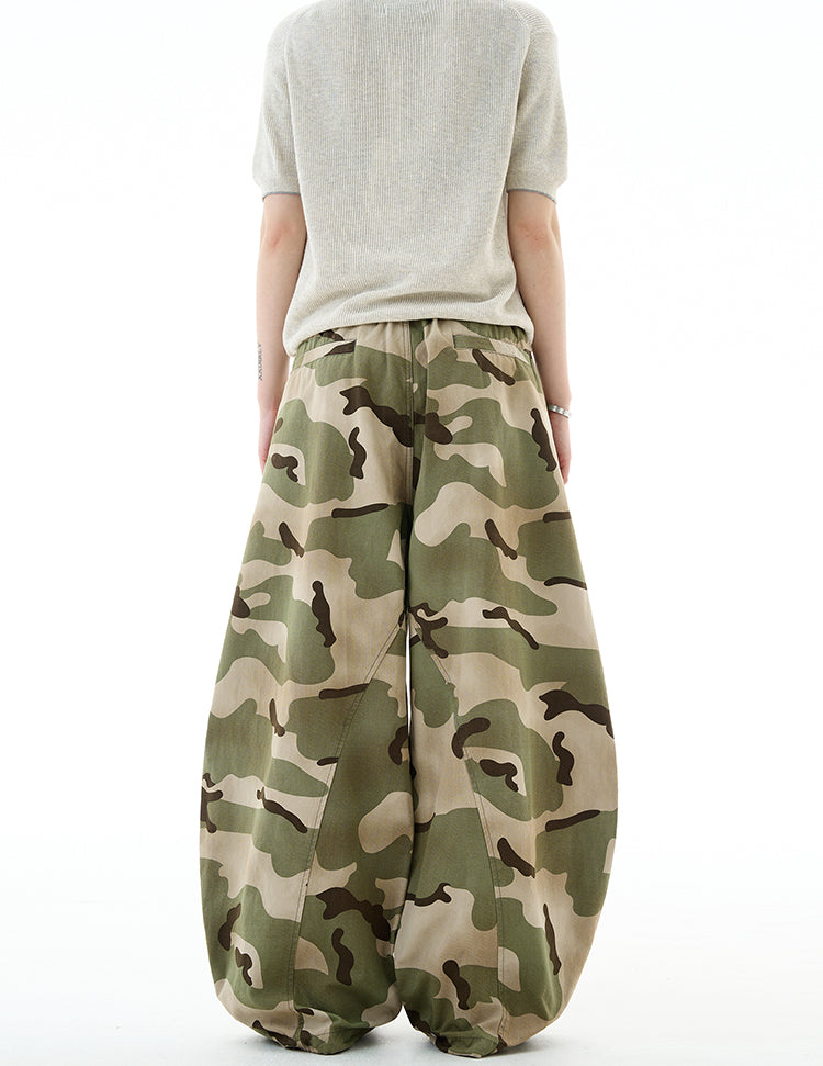 MADWITCH VINTAGE CAMO CARGO PANTS #CK6859