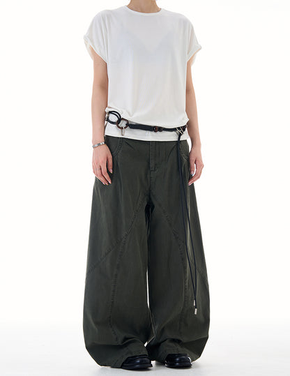 MADWITCH ASYMETRIC PANELED TROUSERS #CK6822