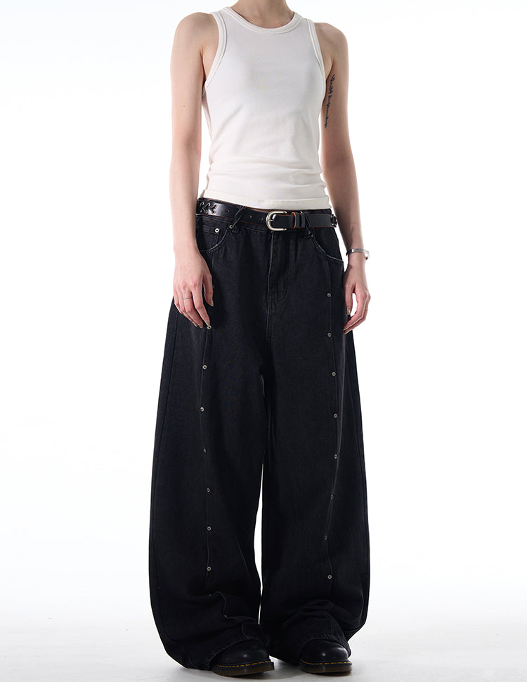 MADWITCH STUDDED HIGH-STREET JEANS #CK9516