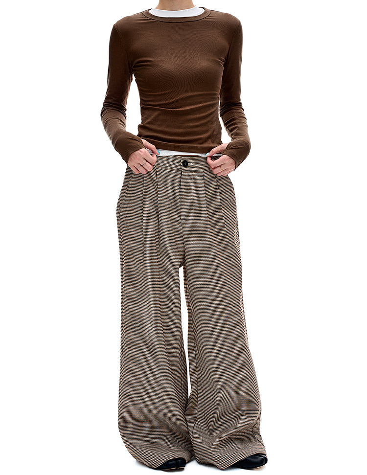 MADWITCH DOGTOOTH PATTERN PANTS #OM6503