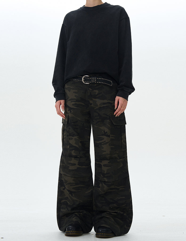 MADWITCH AMERICAN-STYLE CAMO CARGO PANTS #G1050