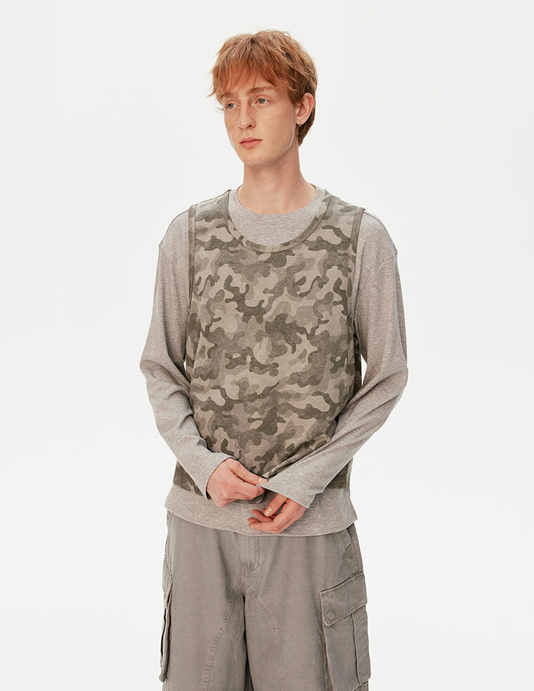 MADWITCH CAMO LONG SLEEVE TEE #26004