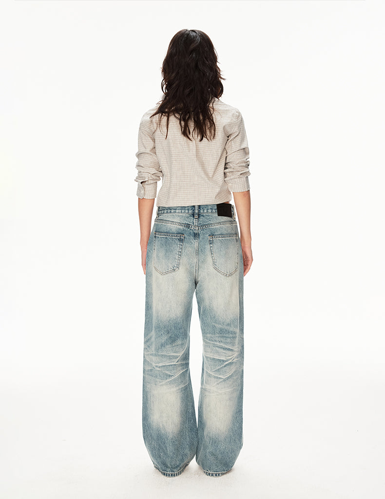 MADWIT VINTAGE STRAIGHT JEANS #GP9783
