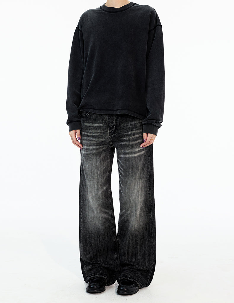 MADWITCH BAMBOO WASH STRAIGHT LEG JEANS #GP9765N