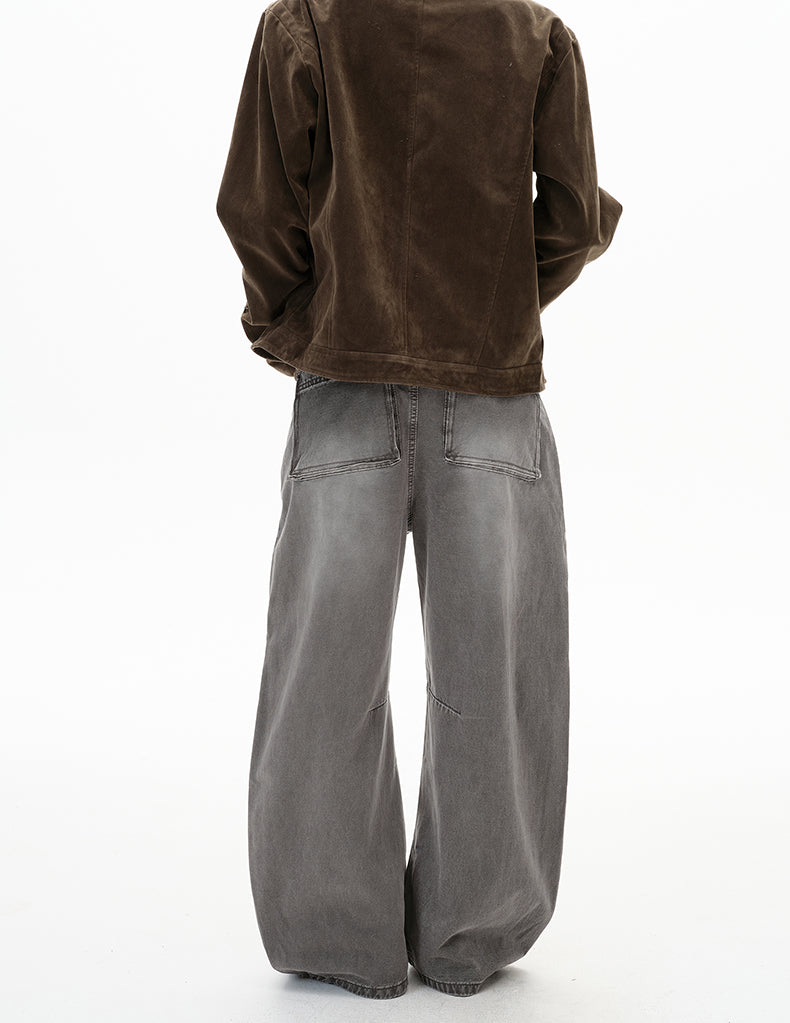 MADWITCH VINTAGE SLUNG JEANS #F9058