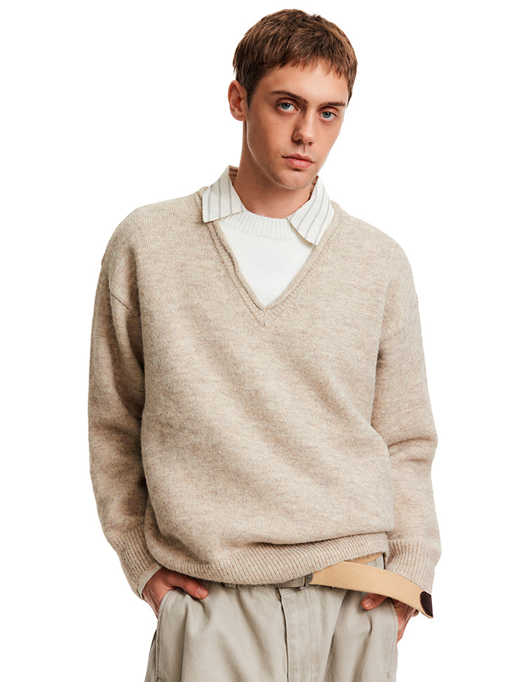 MADWITCH FAUX LAYER KNIT #68952