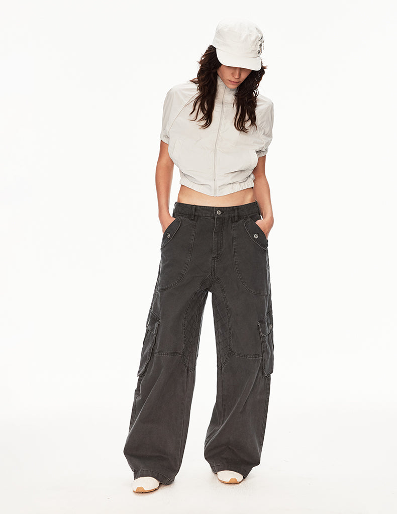 MADWIT DECONSTRUCTED UTILITY PANTS #CK6955