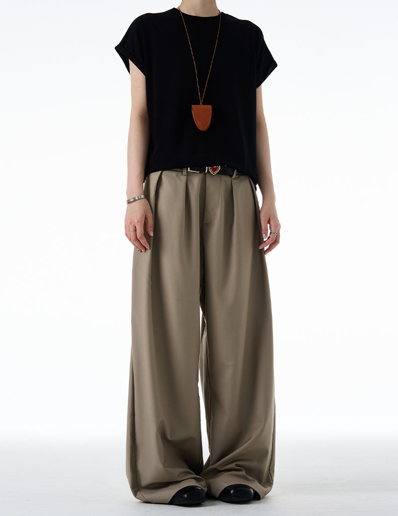 MADWITCH TAILORED DRAPED TROUSERS #C893