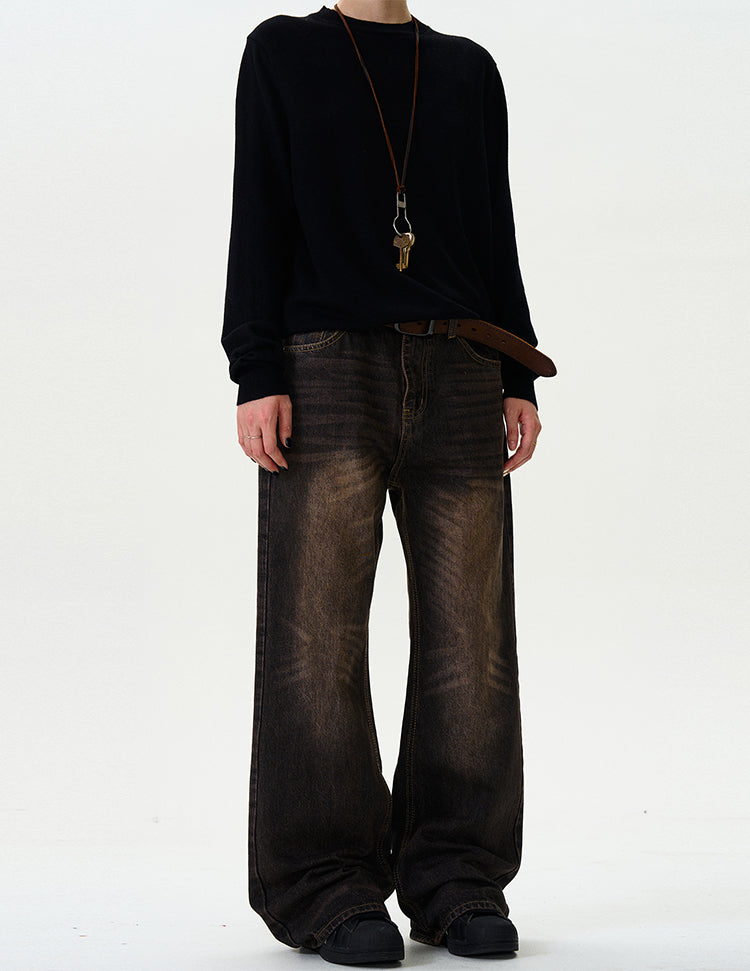 MADWITCH RETRO FLARED JEANS #G903