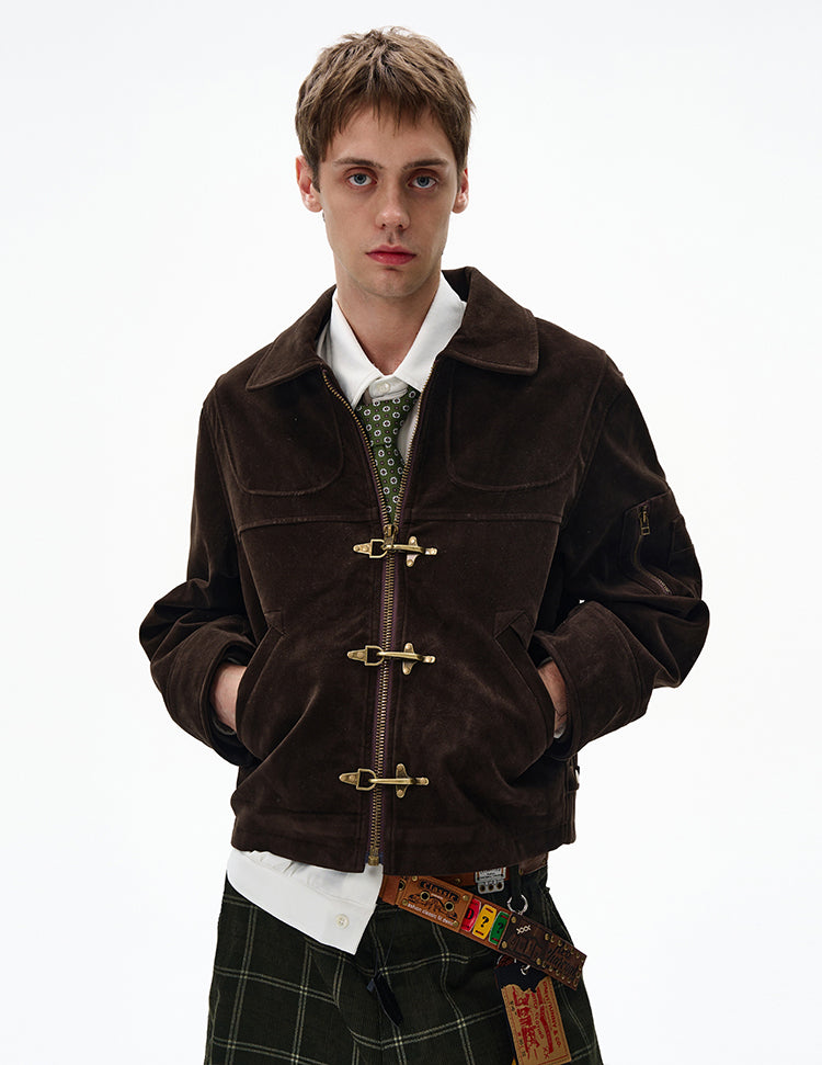 MADWITCH UNISEX PATCHWORK RETRO JACKET #MD256081