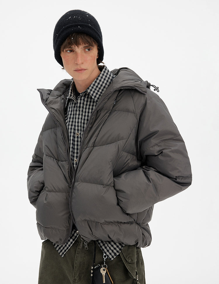 MADWITCH MINIMAL HOODED DOWN JACKET #N1726
