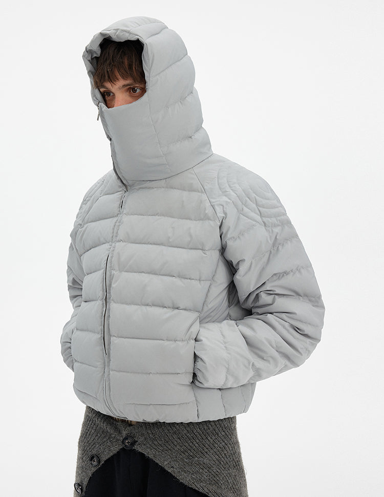 MADWITCH ZIP HOODED PUFFER JACKET #8929-50