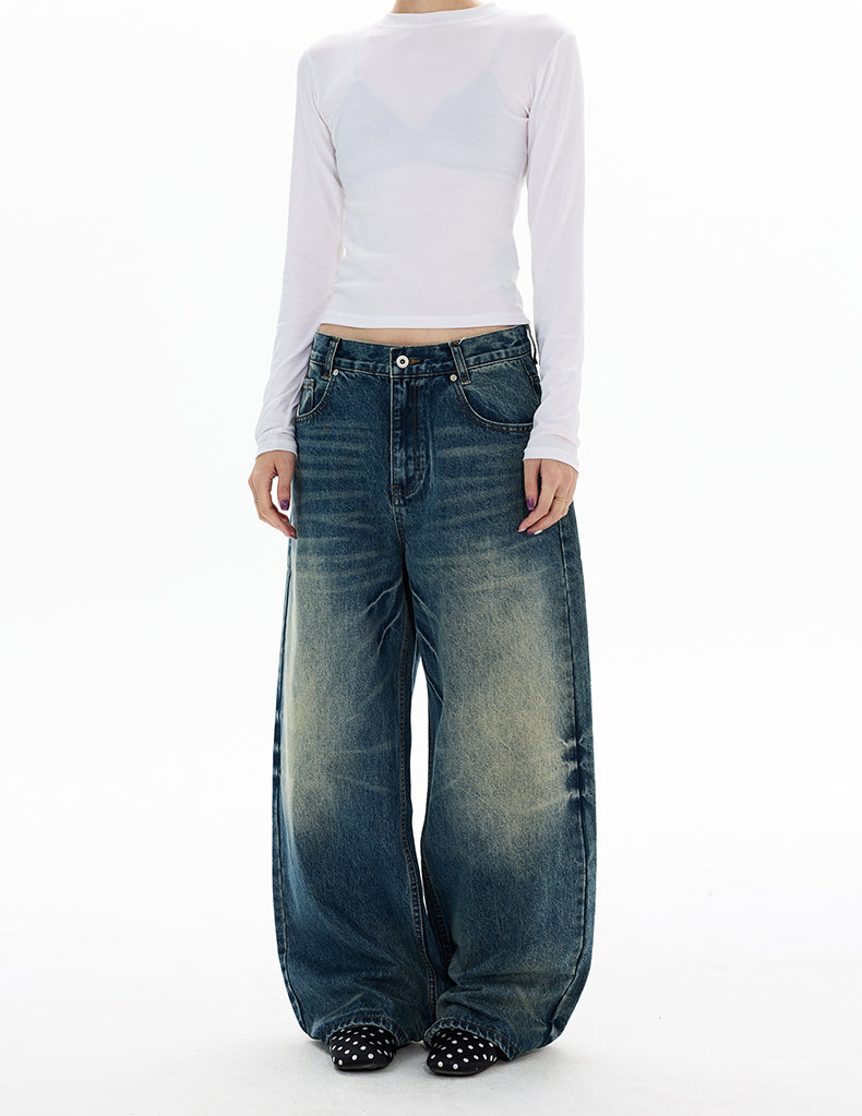 MADWITCH VINTAGE WASHED VIBE JEANS #CK9737