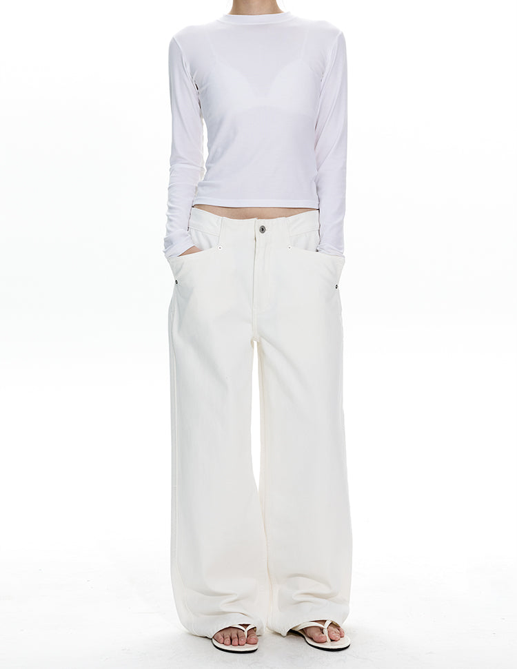 MADWITCH CLEAN FIT STRAIGHT LEG JEANS #CK3561