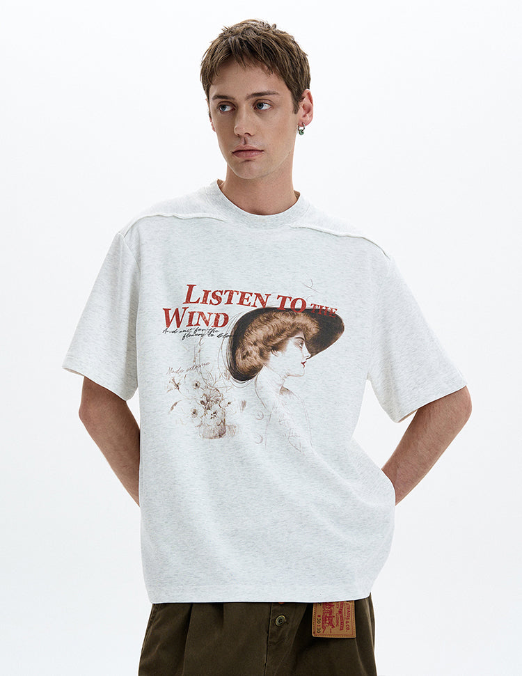 MADWIT VINTAGE GRAPHIC TEE #25081
