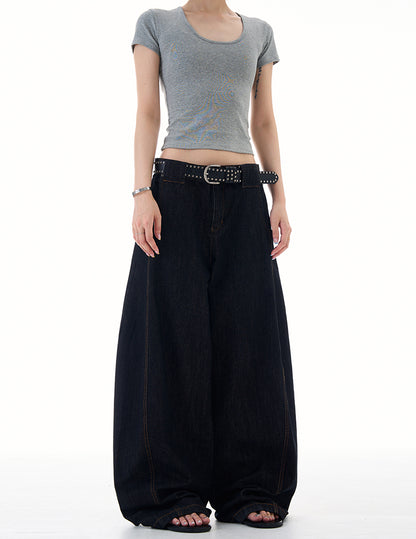 MADWITCH RELAXED FIT CLEAN DENIM PANTS #G6480