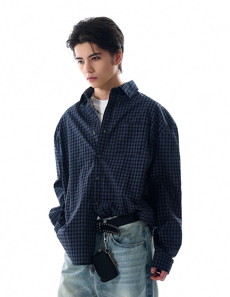 MADWITCH CASUAL PLAID SHIRT #G1100