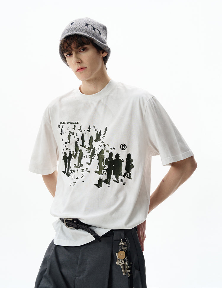 MADWITCH ARTISTIC PRINTED TEE #25707