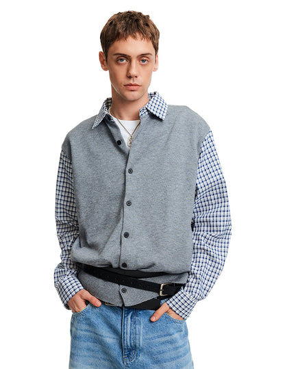 MADWITCH PATCH PLAID KNIT #51179