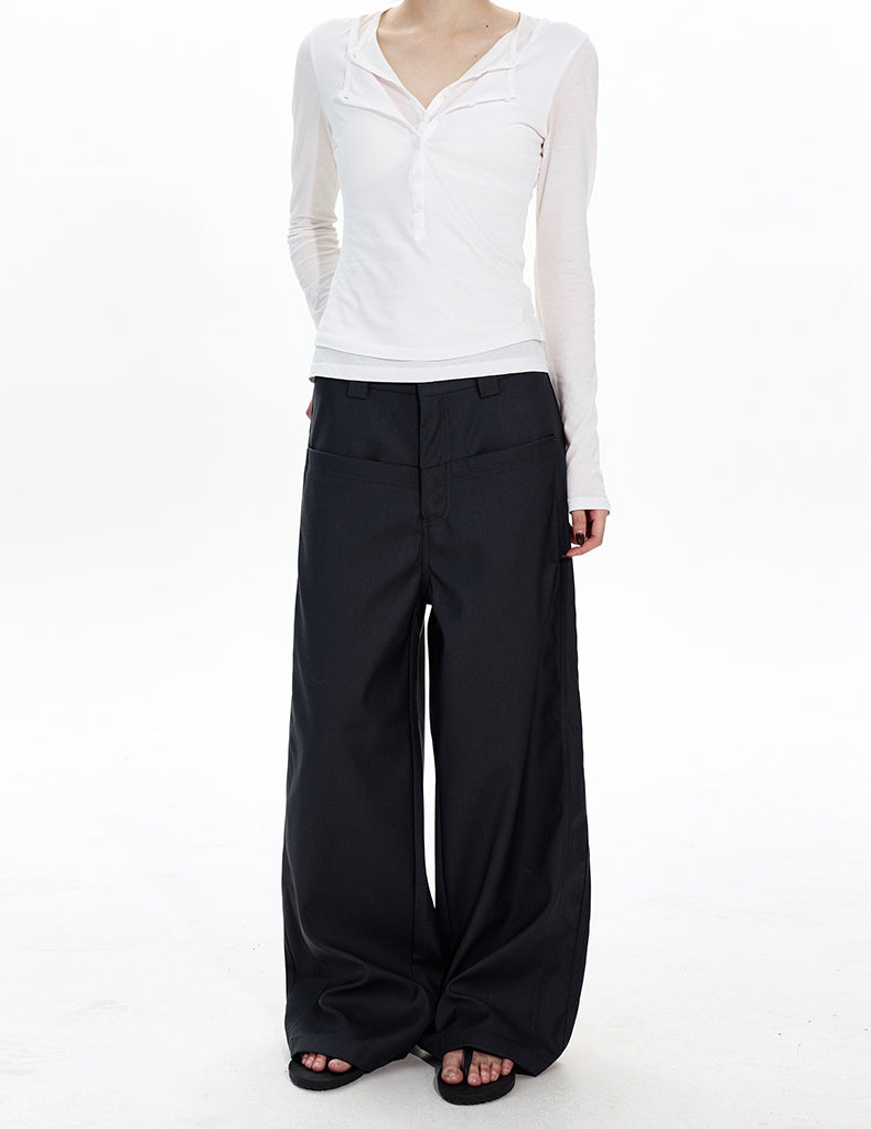 MADWITCH CLEAN STRAIGHT PANTS #CK6903