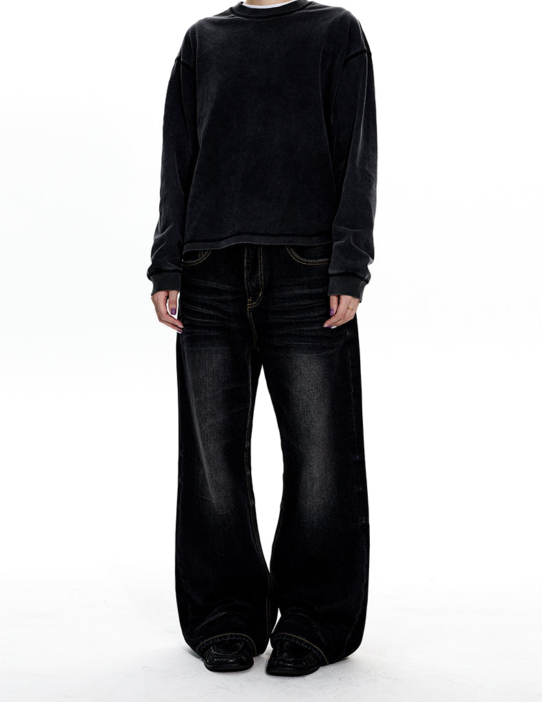 MADWITCH NARROW WASH FLARE JEANS #6118