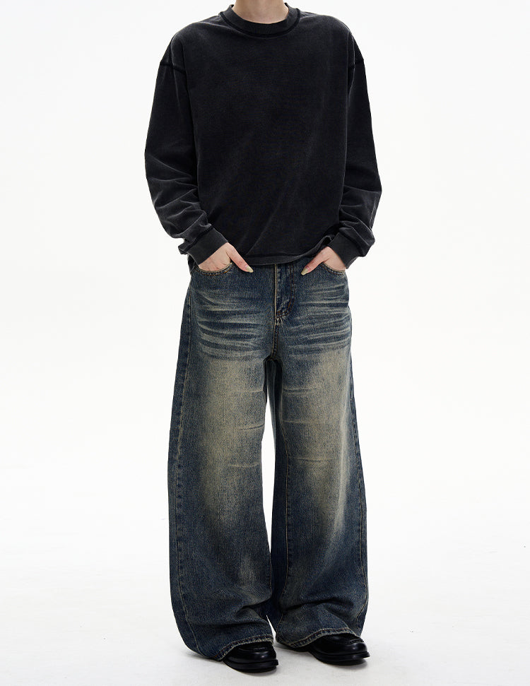 MADWITCH VINTAGE WIDE JEANS #8612