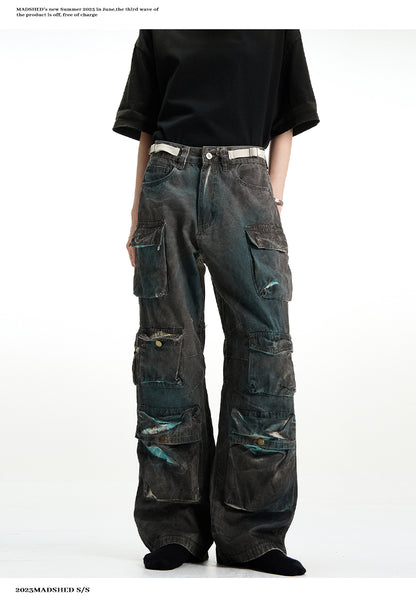 MADWITCH VINTAGE CARGO PANTS #K3185