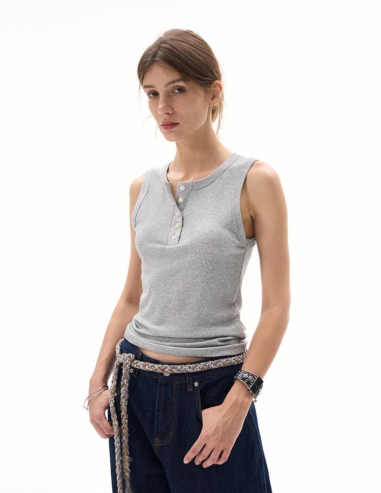 MADWITCH SLIM FIT TANK VEST #C1757C25