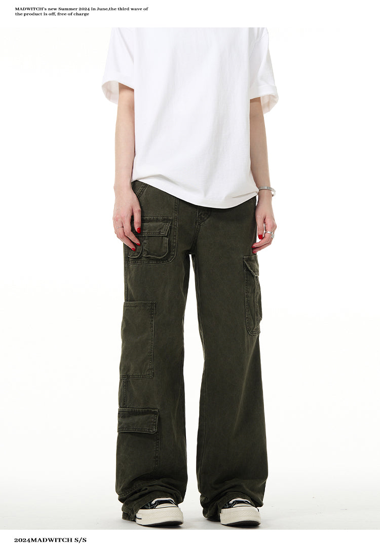 MADWITCH CARGO POCKETS PANTS #K3219