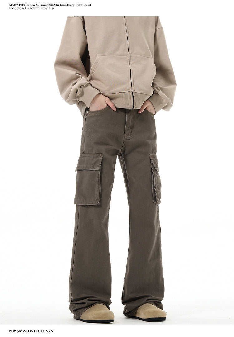 MADWITCH CROPPED CARGO PANTS #WH6833