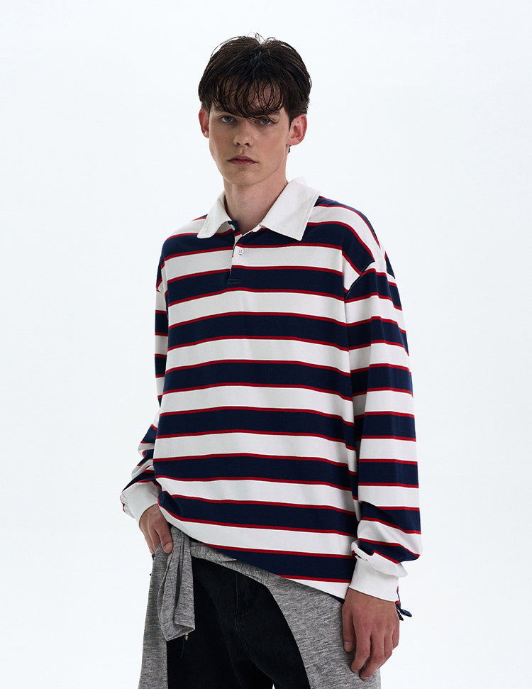 MADWITCH COLORBLOCK STRIPED LONG SLEEVE TEE #T56