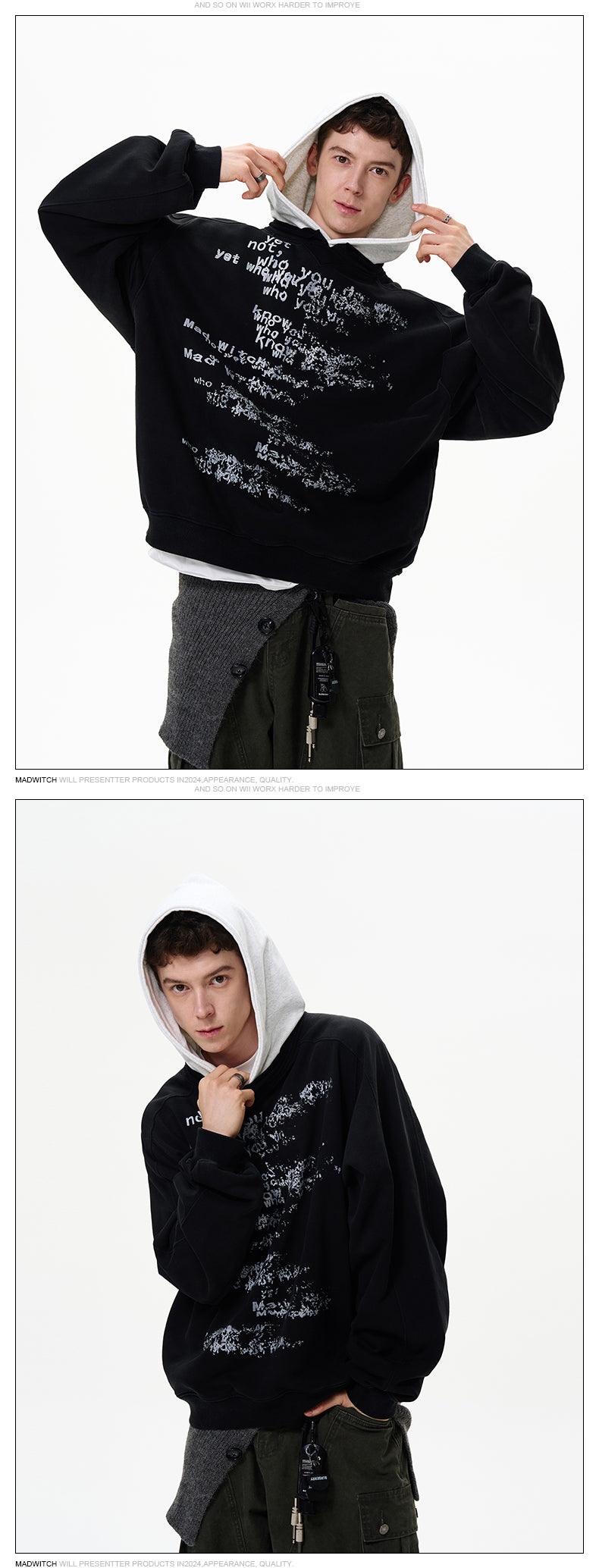 MADWITCH HOODED SWEATSHIRT #MD3607