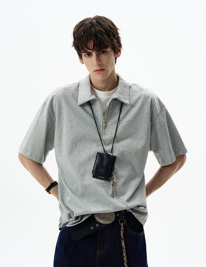 MADWITCH ZIPPED POLO TSHIRT #6977