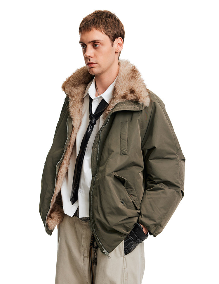 MADWITCH SHEARLING PUFF COAT #8815A353