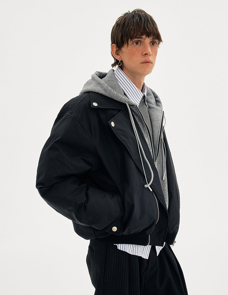 MADWITCH FAUX CROP PARKA #M068
