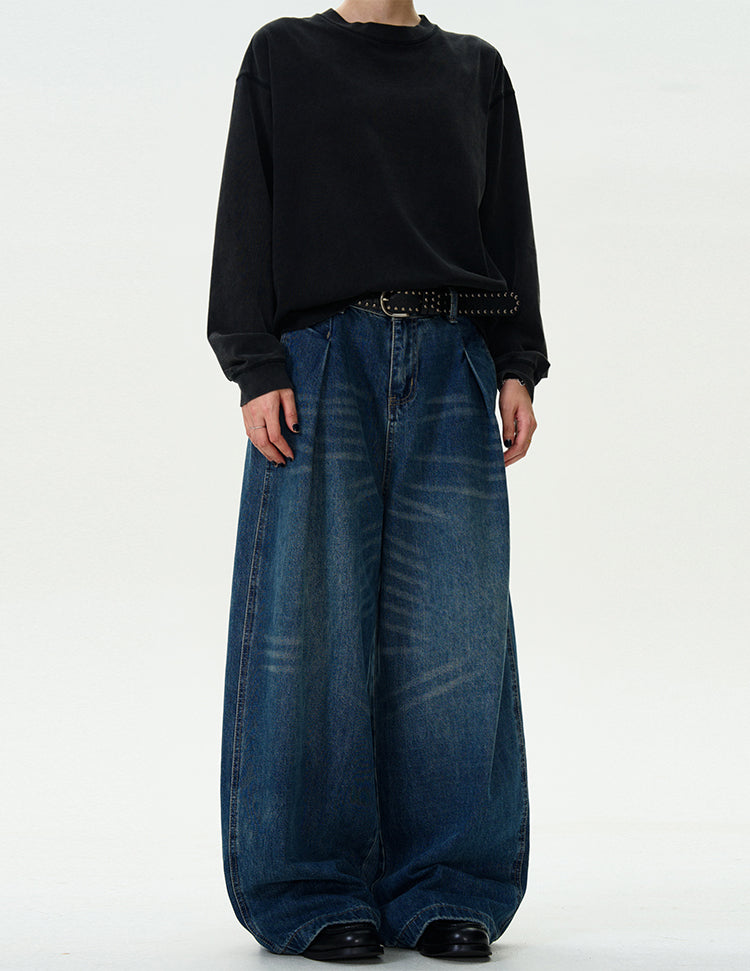 MADWITCH VINTAGE LOOSE-FIT JEANS #NB97
