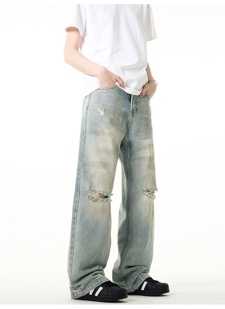 MADWITCH CLASSIC DISTRESSED JEANS #D1591