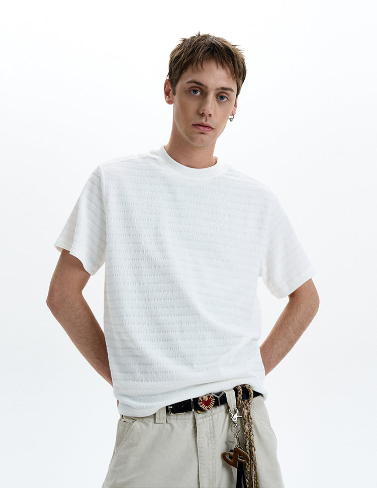 MADWITCH KNIT SHORT SLEEVE TEE #25050
