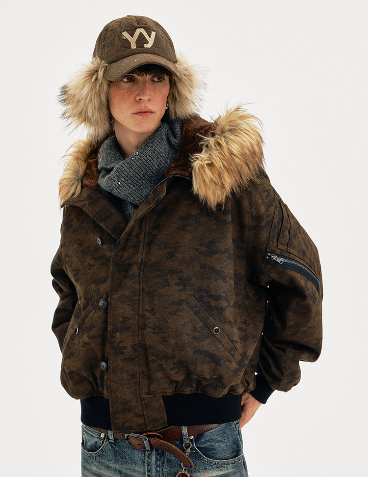 MADWITCH CAMO SHEAR PARKA #AW25123