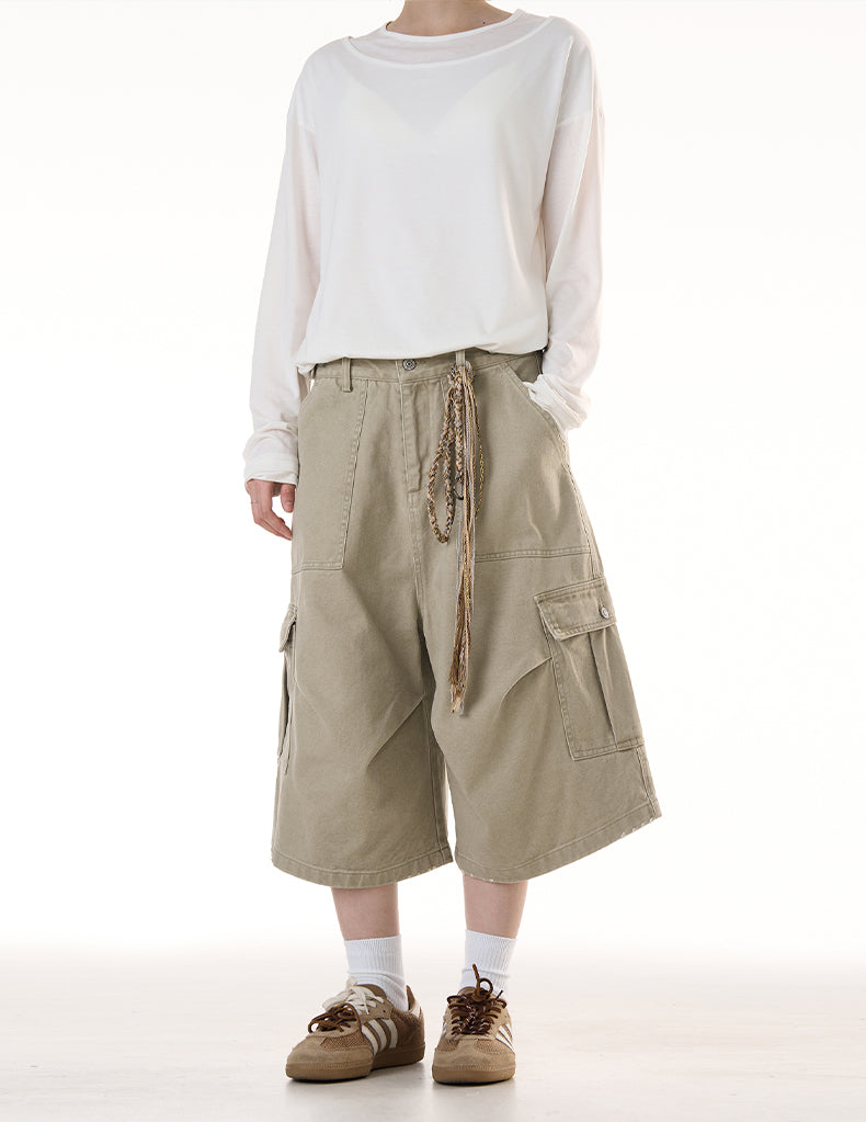 MADWITCH VINTAGE WORKWEAR SHORTS #CK238D