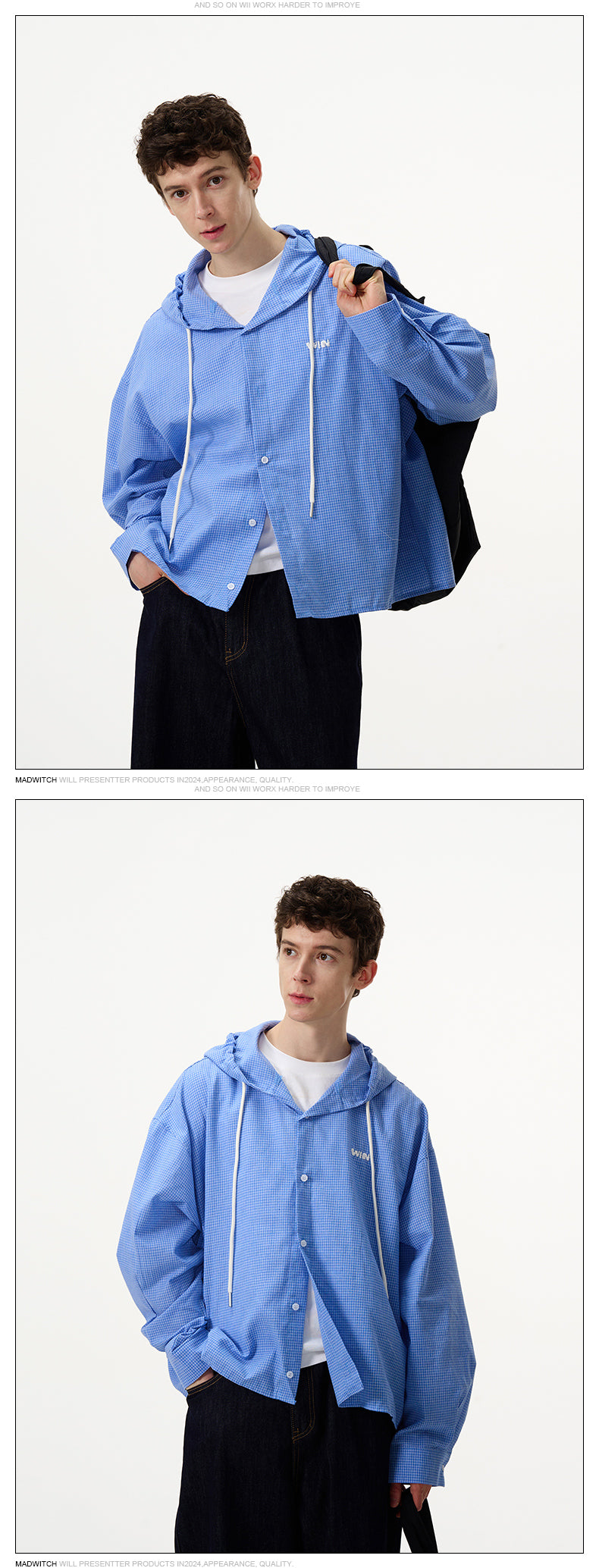 MADWITCH STYLISH HOODED COAT #BBX1431