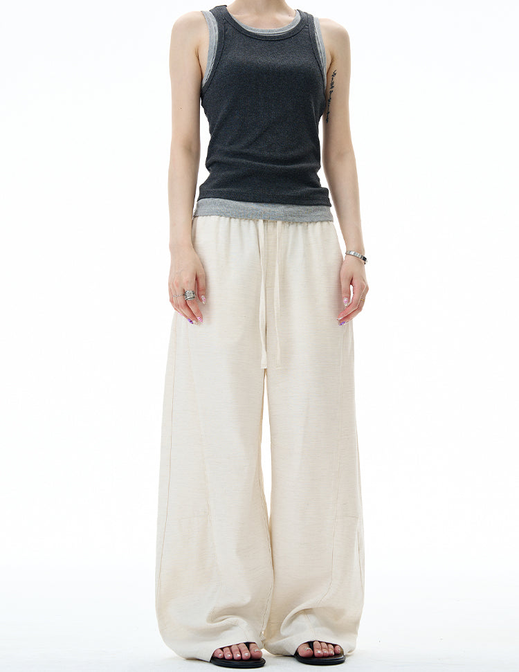 MADWITCH MINIMALIST WIDE LEG PANTS #DS2512
