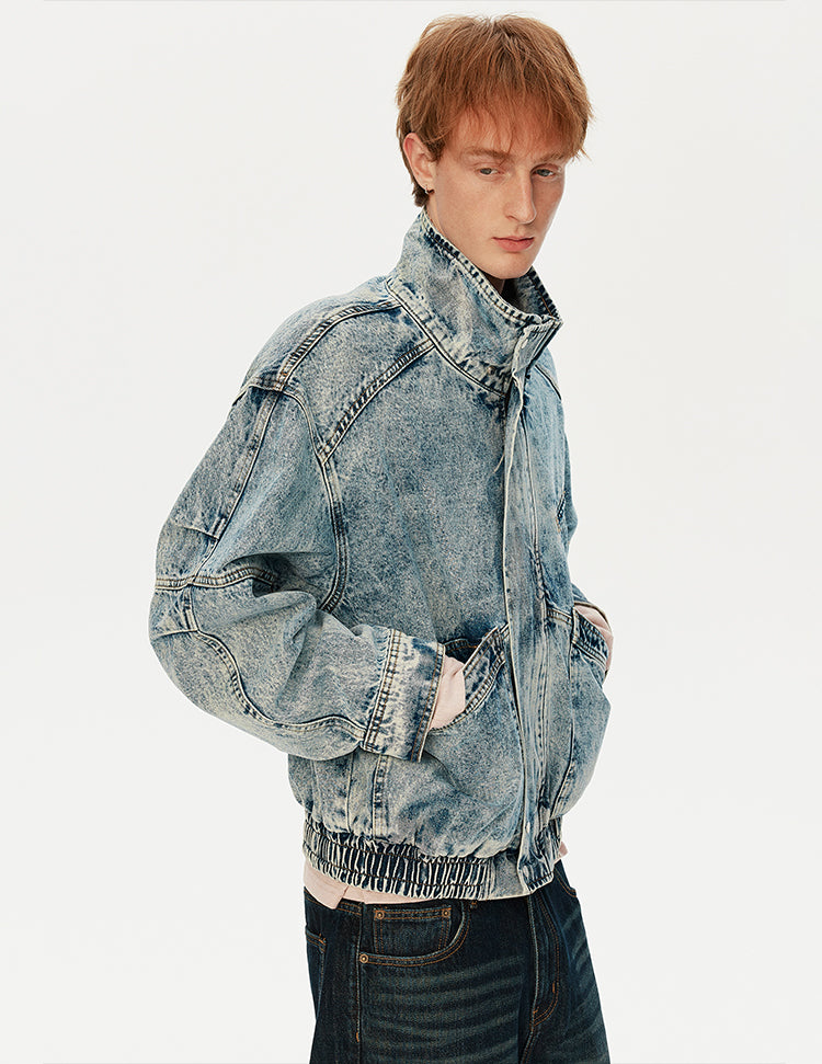 MADWITCH FADED DECONSTRUCTED JACKET #Z2711