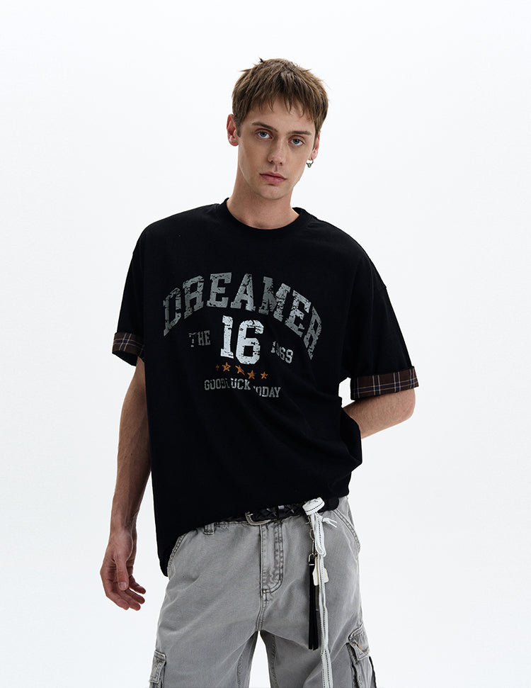 MADWITCH CONTRAST SLEEVE TEE #990511