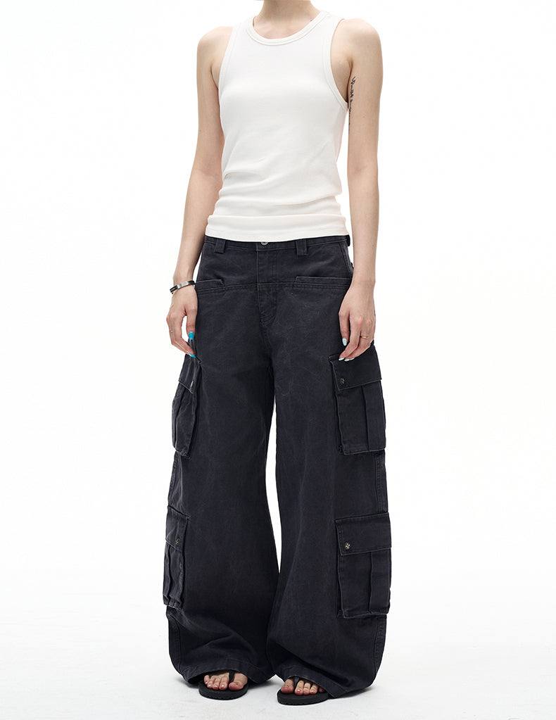 MADWITCH VINTAGE MULTI-POCKET CARGO #L5813