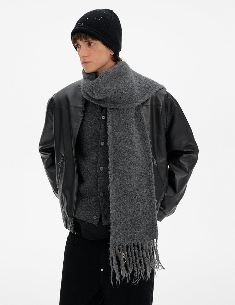 MADWITCH MINIMAL PU DOWN JACKET #YR002