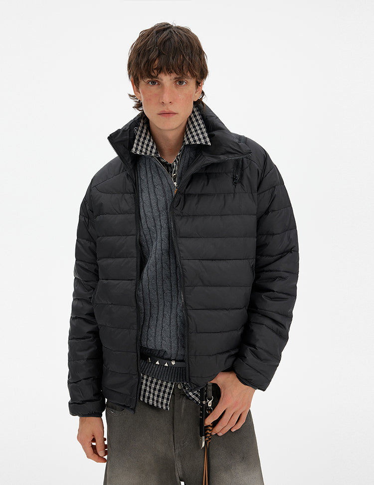 MADWITCH MINIMALIST ZIP PUFFER JACKET #BM313